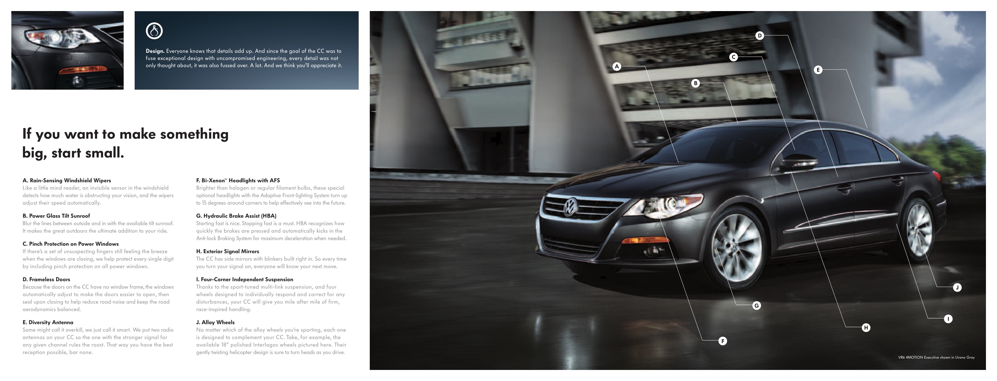 2012 VW CC Brochure Page 12